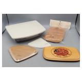 Longaberger Items Relish Tray W/Lid & More