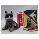 Cast Iron Scottie Terrier Door Stops/Book Ends