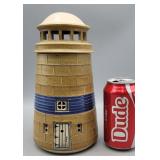 ? Gills Rock Stoneware Pottery Lighthouse Candle