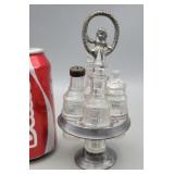 Antique Victorian Castor Cruet set,4