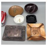 Vintage Ashtray lot,6 items