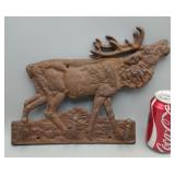 Moose Cast Iron Coat Hook