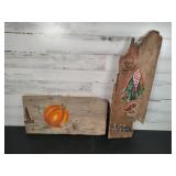 Barn Wood Art Fall & Christmas