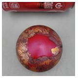 Isle of Wright English Glass Paperweight