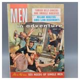 Men in Adventure magazine,1960