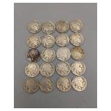 Buffalo Nickels 20s