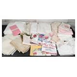 Tablecloths, Pillow Cases, Napkins, Doilies etc