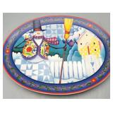 Jim Shore Snowman Platter
