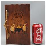 1947 Here's How Mixed Drinks Book Wooden Cover