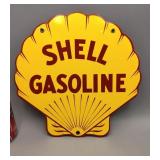 Shell Gasoline Porcelain Sign 12x12