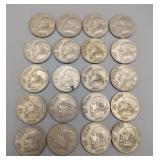 Mexico Un Peso Clad Coins 70s