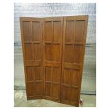 Room Divider Sold Wood 72'T 48'W Heavy