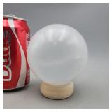 Selenite Sphere 96mm with Stand