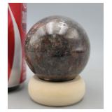 Garden Quartz Sphere 66mm w Stand
