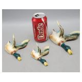 Ceramic Wall Hanging Duck Planters- Japan
