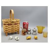 Pewter Salt & Pepper Shakers- Italy, Corn Cob