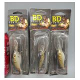 BD Fishing Lures - Boxes have Damage