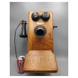 Antique Wall Phone Looks Complete
