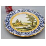 Castelli Decorative Plate 12.5' Diameter