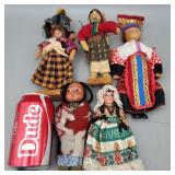 Dolls Lot of 5 Various Countries