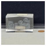 Mount Rushmore Etching