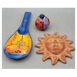 Spoon Rest-Spain, Sun Decor-Mexico, Ornament