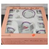 Fine Porcelain Tea Set Service for 6