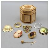Bahamas Trinket Box Brooches/Pins