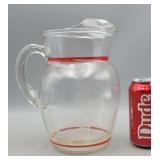 Retro Glass Pitcher