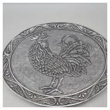 Statesmetal Rooster Platter