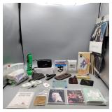 Camera, Staplers, Staples, Flashlight,