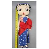 1983 Plush Licensed Betty Boop Miss America