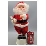 15 1/2' Battery Powered Santa, Music - works