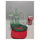 Coca-Cola Bottles & Hat