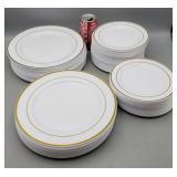 Dinner and Dessert Plates - Plastic