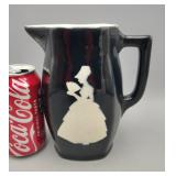 Lady Stoneware Pitcher