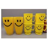 Plastic Smiley Face Cups Mugs