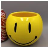 Smiley Face Ceramic Planter