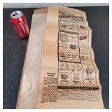 Paper Mï¿½chï¿½ Matrix (Flong) used in Printing