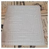 Paper Mï¿½chï¿½ Matrix (Flong) used in Printing