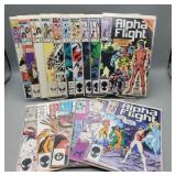 Comics,Alpha Flight,Marvel,16 issues