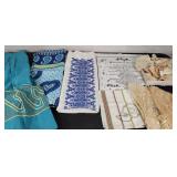 Skirt, Table Runner, Hand Towel, Fabric Pieces