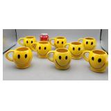 McCoy Pottery Smiley Face Mugs