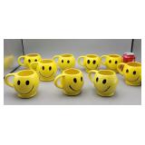 McCoy Pottery Smiley Face Mugs