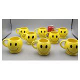 McCoy Pottery Smiley Face Mugs
