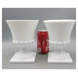 Milk Glass 7' Compote Pedestals