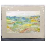Nancy Kluender Watercolor Art 27' ï¿½ 20'
