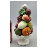 Italian Majolica Vegetable Topiary