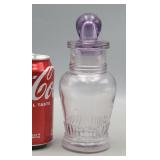 Purple Glass Decanter Jar