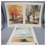Art (3) Prints by AL Mettel